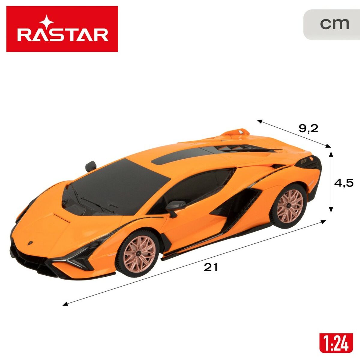 Auto na dálkové ovládání Lamborghini (4 kusů)